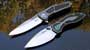 Reate knives Iron Folder M390 Steel CF Inlays